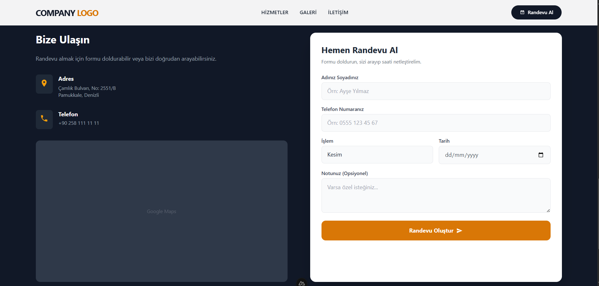 Proje Ekran Görüntüsü